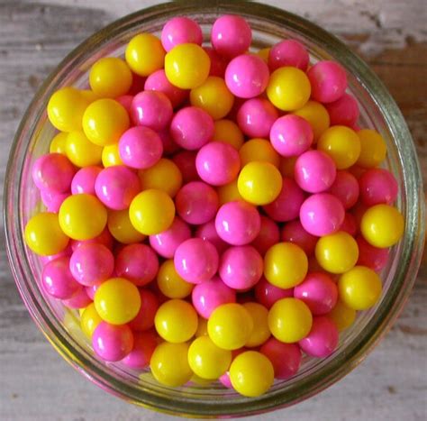 Pink And Yellow Sugar Candy Beads Mix 7mm Sprinkles 2 Oz