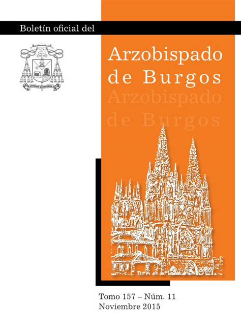 Pdf Bolet N Oficial Del Arzobispado De Burgos Arzobispado De