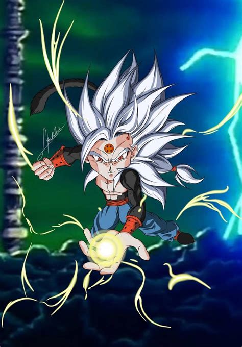 Goku Ssj 6 Chibi By Angelluisarts On Deviantart Dragon Ball Artwork