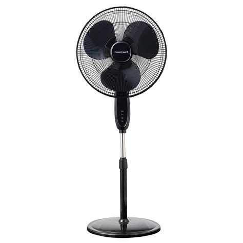 Honeywell Double Blade 16 Pedestal Fan Black With Remote Control