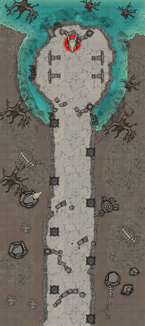 My First Dungeondraft Map The Altar Of Decay 20 X 45 Rdungeondraft