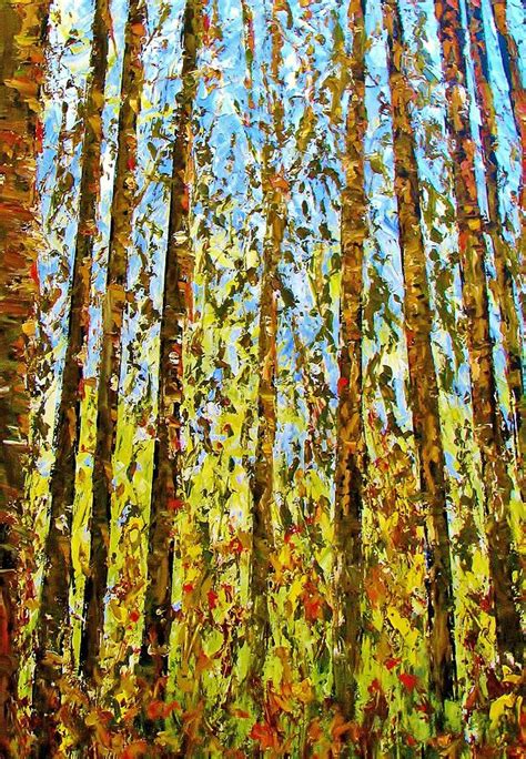 Tall Trees Painting By Kat Griffin