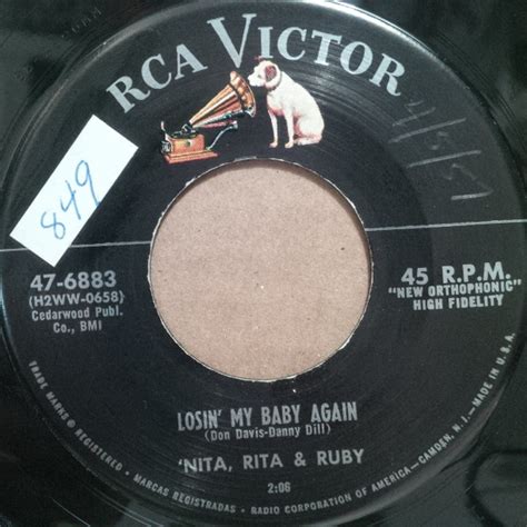 Nita Rita And Ruby Losin My Baby Again My Man True To Me 1957
