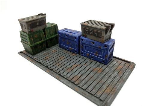Cargo Pallet Or Resource Boxes For Star Wars Legion Imperial Terrain