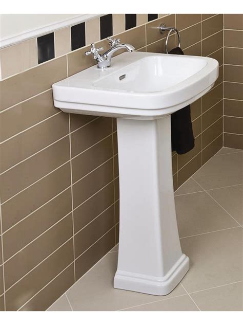 Rak Decor Basin 55cm And Pedestal 1th Wash Basin With Pedestal Wash