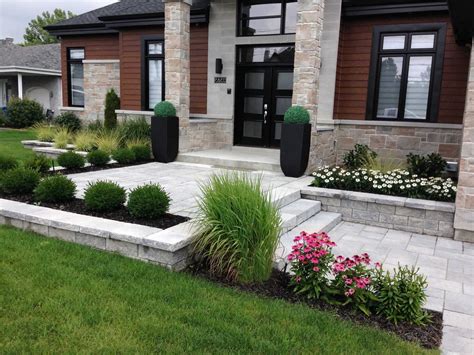 idee jardin entree maison