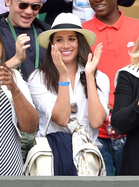 why meghan markle wasn t allowed to wear her hat at wimbledon mirror online