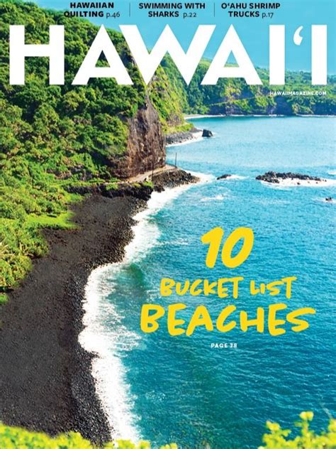 5 99 the january february 2020 issue of hawaiʻi magazine read about what beaches you need to