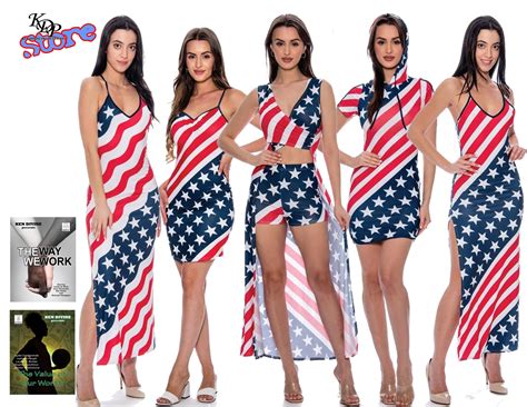 American Flag Dresses 5 Styles Photonovel Etsy