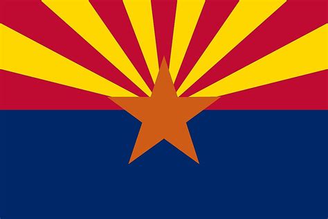 What Is The Arizona State Flag Worldatlas