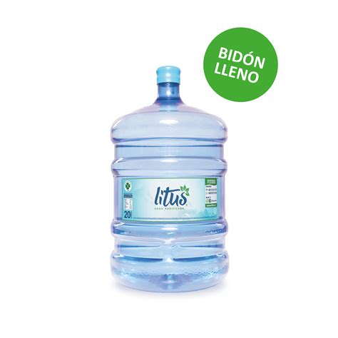 Bidón lleno 20 litros | Litus Agua Purificada