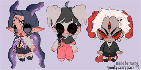 Spooky Chibi Pack 1 By Yavno On Deviantart