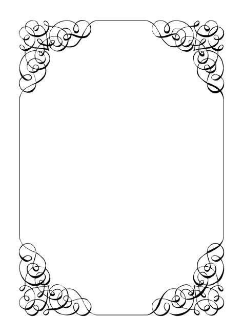 Free Vintage Clip Art Images Calligraphic Frames And Borders