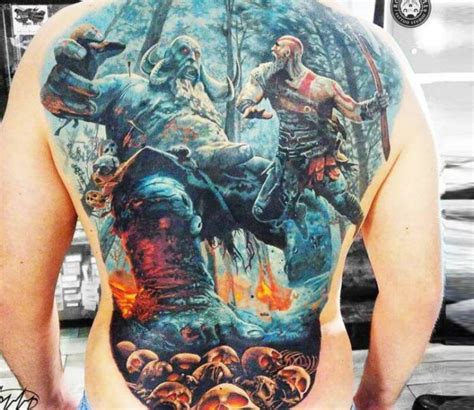 Top 10 Incredible God Of War Tattoos In Real Life Fixthelife