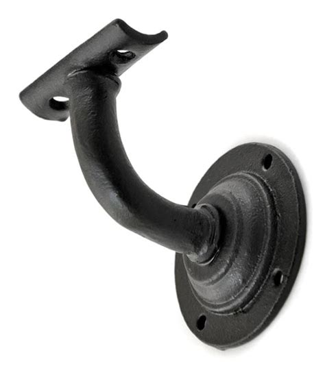 Kirkpatrick Black Cast Iron Heavy Duty Handrail Bracket 3500