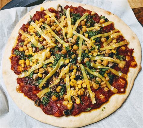 Vegan Veggie Pizza Organic Vegan Style