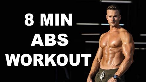 8 Min Ab Workout No Equipment Scott Mathison Youtube