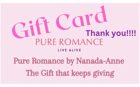 Order Pure Romance With Janie Egift Cards My XXX Hot Girl