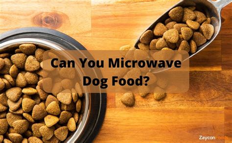 Can You Microwave Dry Dog Food