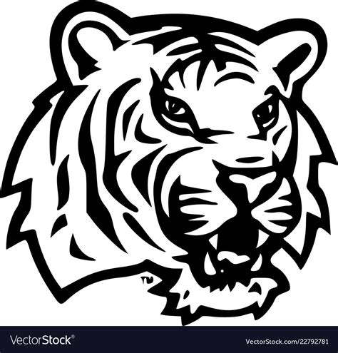 Lsu Tigers Logo Black And White