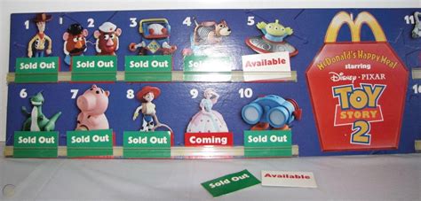 Toy Story 2 Happy Meal Toys
