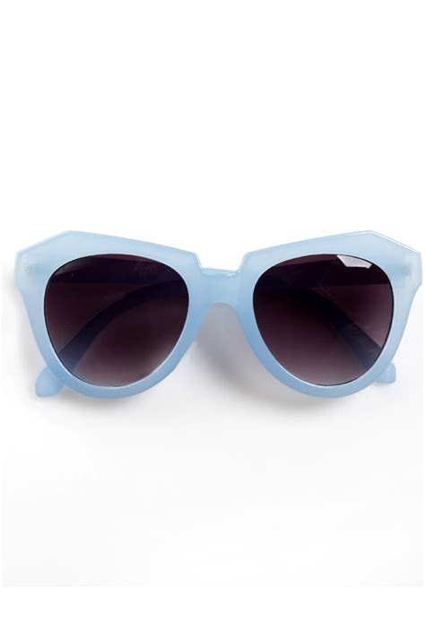 cool sunglasses pastel sunglasses blue sunglasses 9 00 lulus