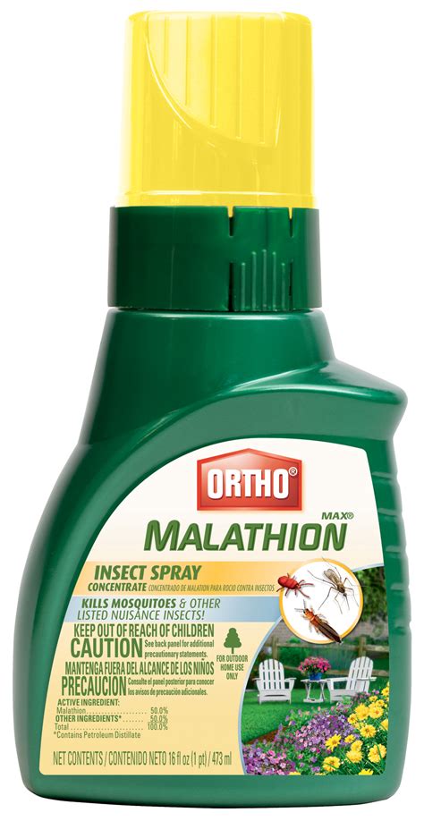 Insecticide and pest control indoor insecticide spray. Ortho MAX Malathion Insect Spray Concentrate, 16 oz ...