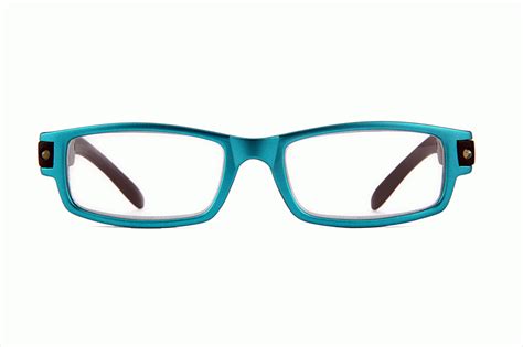 Rectangular Reading Glasses Emerald Blue Igear Eyewear