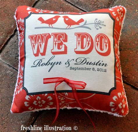 Ring Bearer Pillow We Do Vow Pillow Customize To By Freshline 5995