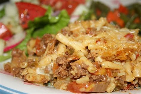 Mac and cheese is my favorite comfort food dish. A yummy ground beef casserole that starts with a box of ...