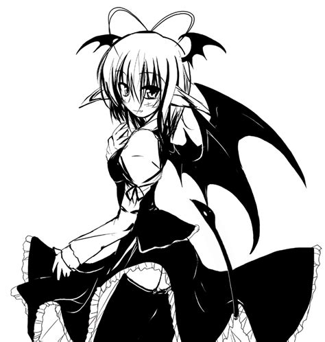 Takaharu Koakuma Embodiment Of Scarlet Devil Touhou 1girl Bat