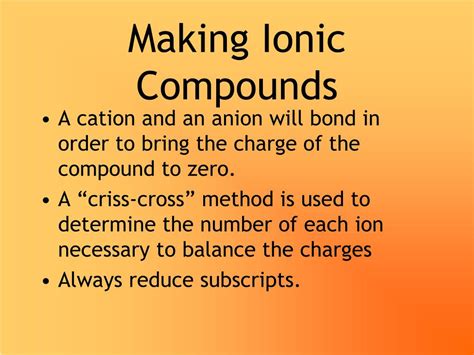 Ppt Ionic Compounds Powerpoint Presentation Free Download Id4566771