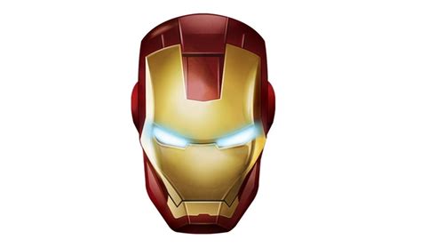 The Iron Man Helmet Is Shown In This Drawing