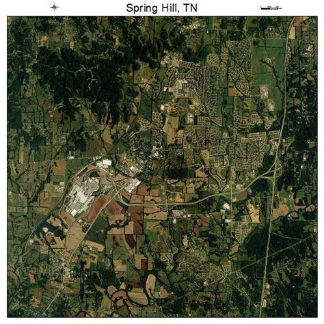 Aerial Photography Map Of Spring Hill Tn Tennessee
