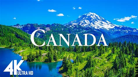 Flying Over Canada 4k Uhd Relaxing Music With Stunning Beautiful