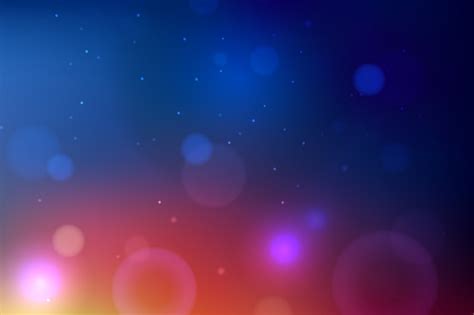 Free Vector Bokeh Effect Gradient Background