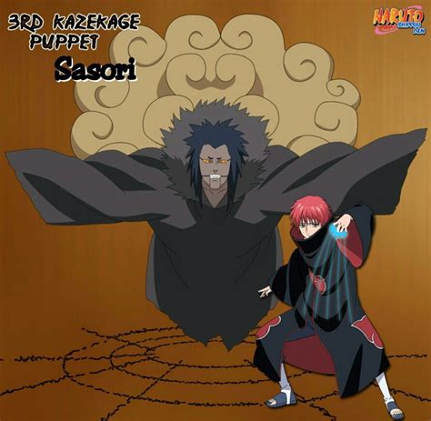 Sasori And 3rd Kazekage Puppet Naruto Personajes De Cuentos De Hadas