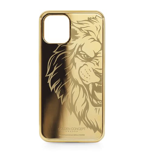 Golden Concept Multi Lion Iphone 12 Pro Case Harrods Uk