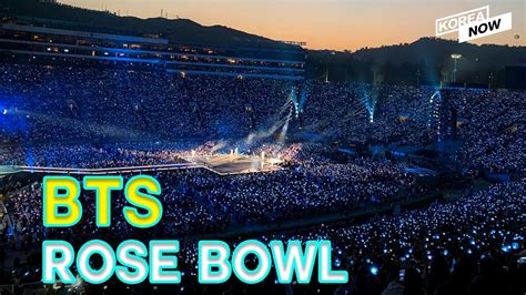 Bts Kicks Off World Tour In Rose Bowl California Youtube