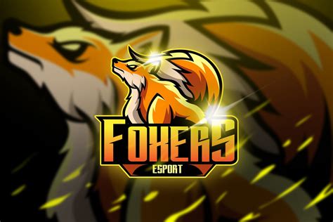 Foxer Mascot And Logo Esport