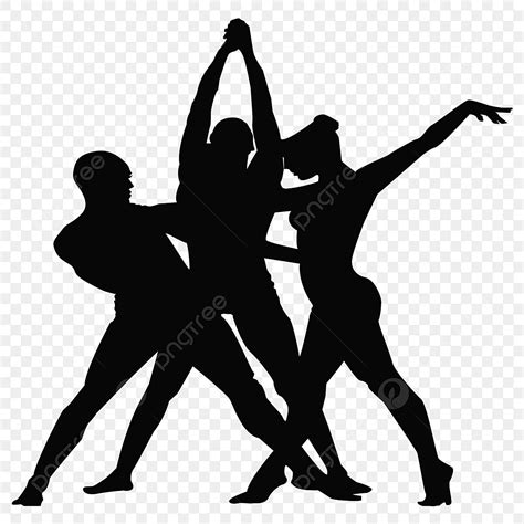 Dancing Silhouette Transparent Background Dancing Silhouette