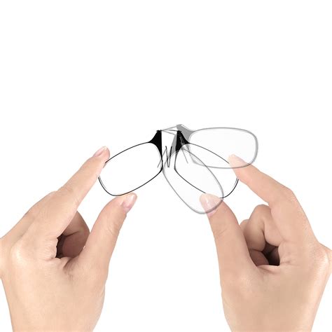 Ultra Thin Reading Glasses Nose Clip Optics Presbyopic 15 Strength W