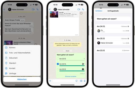 Whatsapp Messenger Umfragen Direkt Im Chat Starten