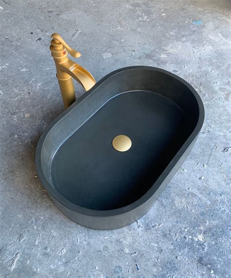 We Love This New Oval Design Sink Shown In Our Charcoal Color This