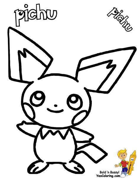 Pokemon pichu coloring pages to color, print and download for free along with bunch of favorite pokemon coloring page for kids. Big Boss Coloring Pages to Print Pokemon Chikorita ...