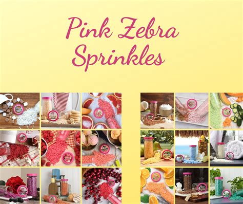 Pink Zebra Sprinkles 375 Oz Etsy