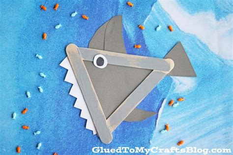 12 Ferociously Cute Shark Crafts For Kids