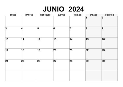 Calendario Junio Calendarios Su Vrogue Co