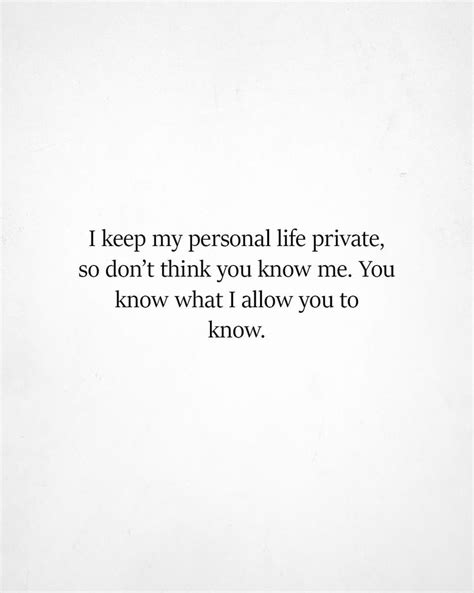 A White Paper With The Words I Keep My Personal Life Private So Dont