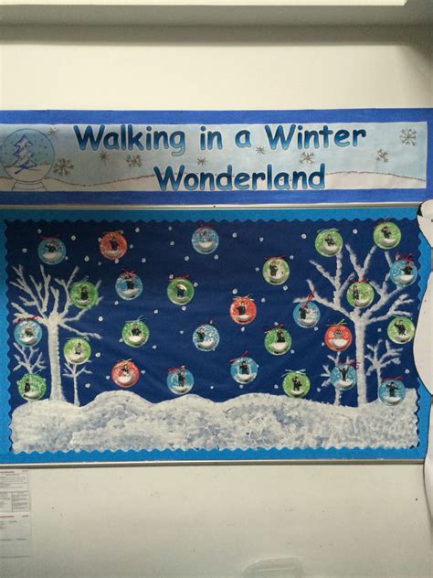 Walking In A Winter Wonderland Display In Eyfs Winter Wonderland